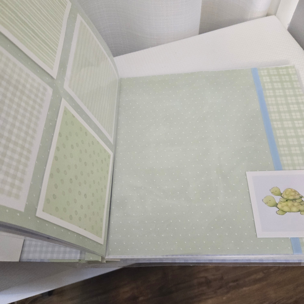 Tapestry Baby Boy Scrapbook Album 20 Page Little Pond Photo Memory 3D Stickers - Picture 10 of 15